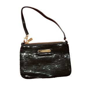 Michael Kors Sequined Evening‎ Bag Black Handbag